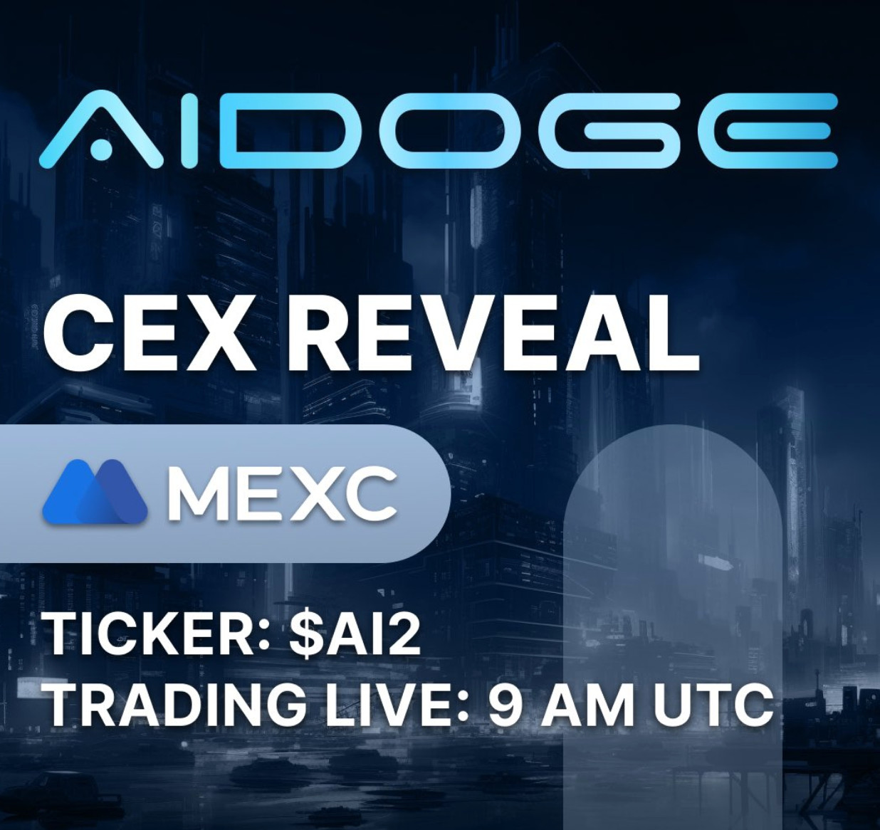 AiDoge listattiin – tarjolla muun muassa MEXC:ssä ja Uniswapissa
