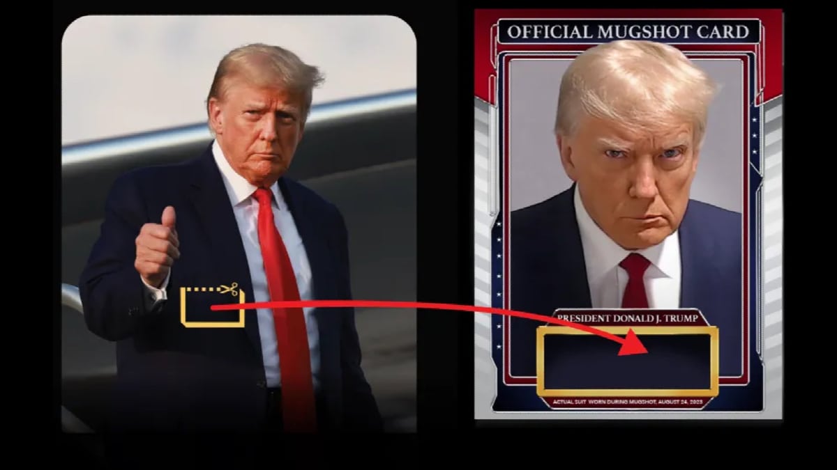 Donald Trump NFT – Mug shot -edition on nyt kaupan.