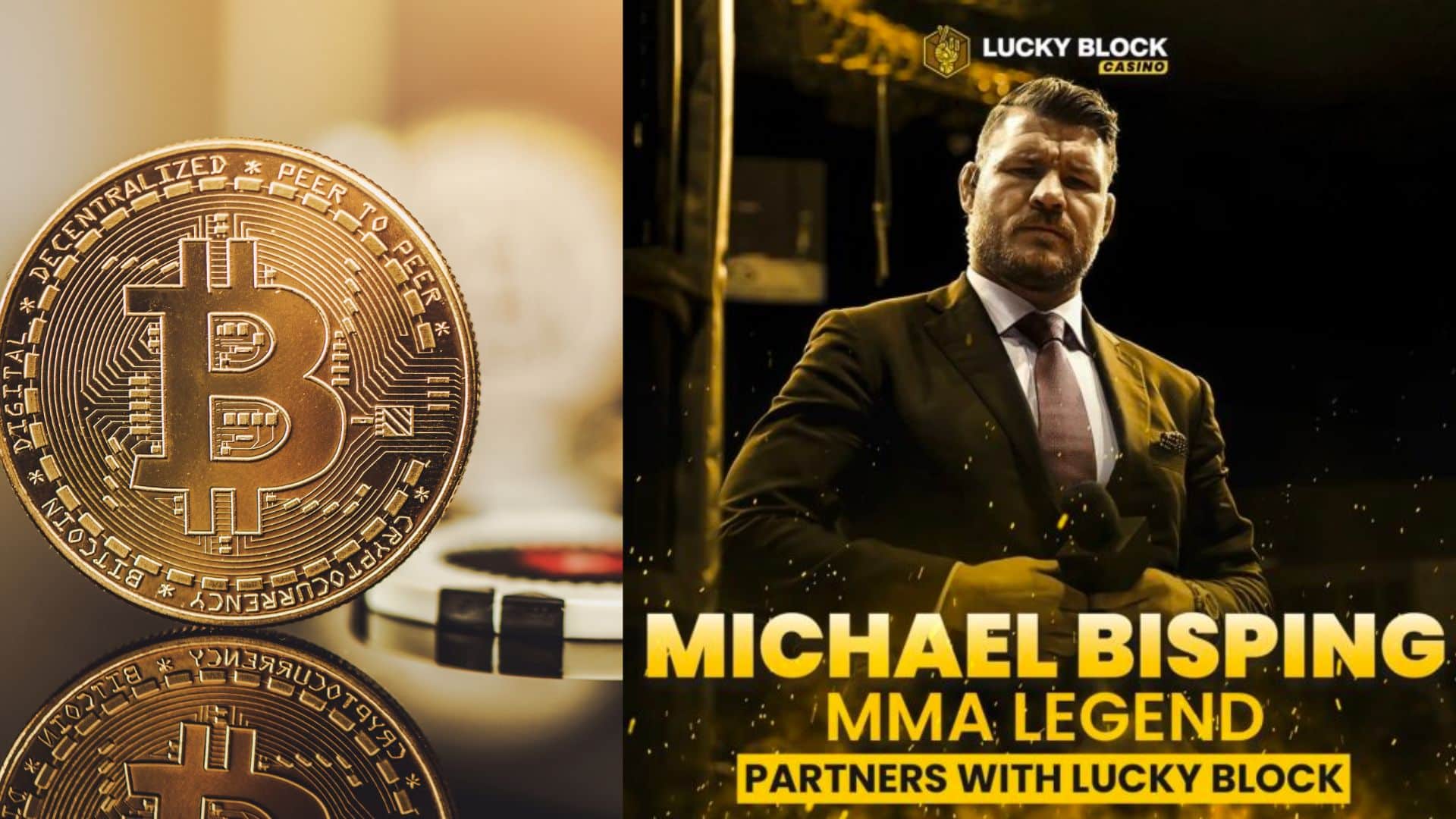 Lucky Block Casino ja Michael Bisping yhteistyöhön